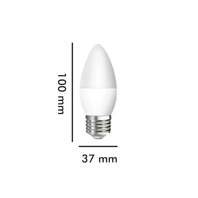Casa si Gradina - Corpuri si surse de iluminat - Becuri si tuburi neon - Becuri - Bec LED lumanare B35 E27 6W lumina neutra LN 5000K Valcor VLC11004 - Infinity.ro