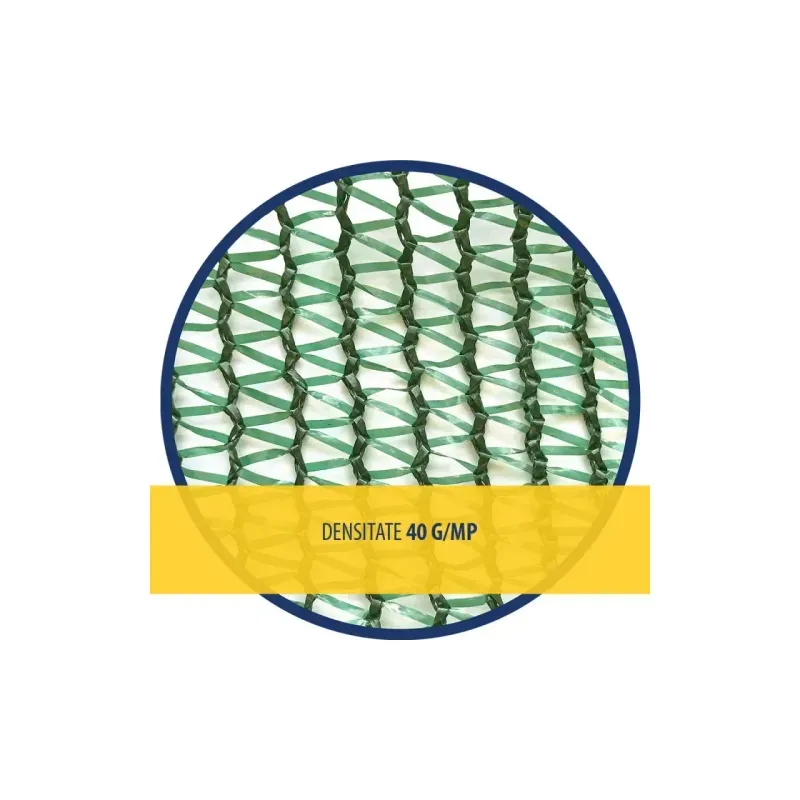 Casa si Gradina - Gradinarit si plante - Sere si solarii - Plasa umbrire 40 g/mp, 4 x 50 m - verde, DSH 240652 - Infinity.ro