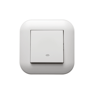 Intrerupator cap Cruce Ovivo Loft ST alb