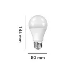Casa si Gradina - Corpuri si surse de iluminat - Becuri si tuburi neon - Becuri - Bec LED A75 E27 18W lumina rece LR 6400K  Valcor VLC11026 - Infinity.ro