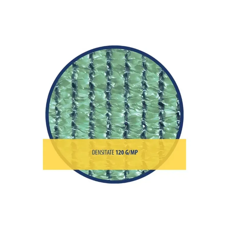 Casa si Gradina - Gradinarit si plante - Sere si solarii - Plasa umbrire 120 g/mp, 1.5 x 50 m, verde, DSH 241215 - Infinity.ro