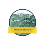 Casa si Gradina - Gradinarit si plante - Sere si solarii - Plasa umbrire 80 g/mp, 2 x 10 m - verde si alb, DSH 240973 - Infinity.ro