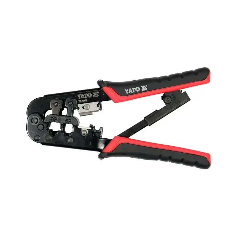 Casa si Gradina - Constructii - Scule de mana si unelte - Clesti si patenti - Cleste pentru sertizarea mufelor RJ45 / RJ11 Yato YT-22442 - Infinity.ro