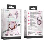 TV, Audio-Video si Foto - Portabile audio - Casti audio - Casti Albastrutooth 5.3, Type-C, IPX4, AI Call Noise Rosuuction, Display Digital - Acefast (T8) - Roz - Infinity.ro