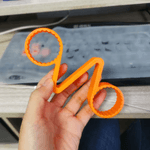 Auto si Moto - Anvelope si jante - Accesorii roti - Alte accesorii roti - Indicator Siguranta, ABY PRODUCTS, Prezon Inel Dublu, 33 mm, Portocaliu - Infinity.ro