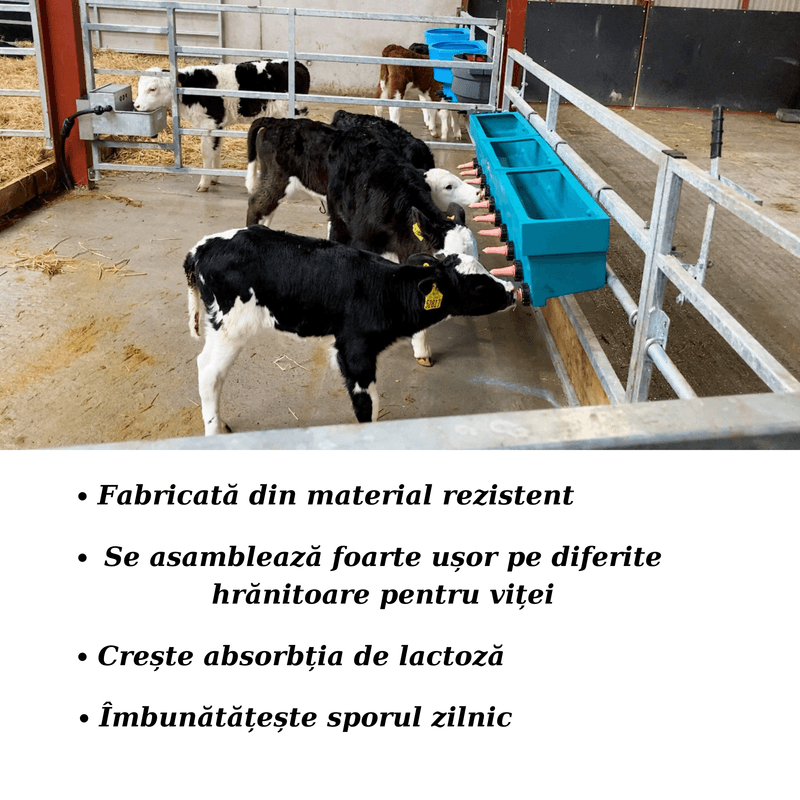 Casa si Gradina - Gradinarit si plante - Produse zootehnice - Adapatoare animale - Tetina pentru Alaptat Vitei, ABY PRODUCTS, Roz - Infinity.ro