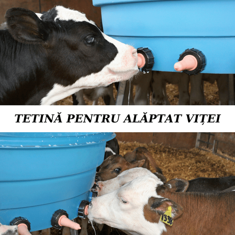 Casa si Gradina - Gradinarit si plante - Produse zootehnice - Adapatoare animale - Tetina pentru Alaptat Vitei, ABY PRODUCTS, Roz - Infinity.ro