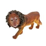 Jucarii, Copii si Bebe - Jucarii si jocuri - Figurine - Figurina replica, Deluxebase, animal leu, culoarea maroniu, 23 cm - Infinity.ro
