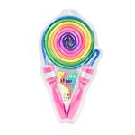 Sport si Outdoor - Fitness - Accesorii fitness - Corzi de sarit - Coarda pentru sarituri, roz, Rainbow, 2 m - Infinity.ro