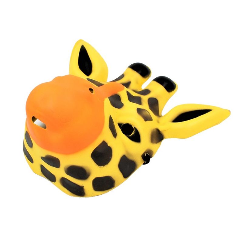 Jucarii, Copii si Bebe - Jucarii si jocuri - Jucarii de rol - Masti si costume copii - Masca pentru copii, Deluxebase, marime universala, model animalut girafa - Infinity.ro