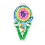 Sport si Outdoor - Fitness - Accesorii fitness - Corzi de sarit - Coarda pentru sarituri, verde, Rainbow, 2 m - Infinity.ro