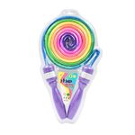 Sport si Outdoor - Fitness - Accesorii fitness - Corzi de sarit - Coarda pentru sarituri, mov, Rainbow, 2 m - Infinity.ro
