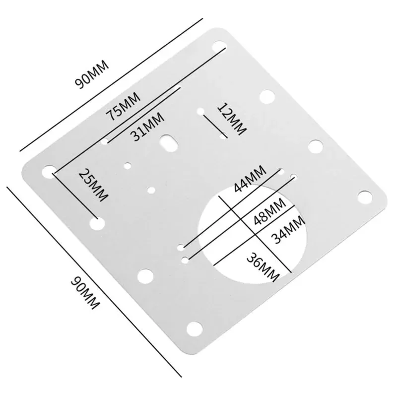 Casa si Gradina - Mobilier - Feronerie si accesorii mobila - Kit element de reparare a balamalelor, realizat din otel inoxidabil, motaj simplu, suruburi incluse, Gonga® Argintiu - Infinity.ro
