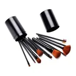 Ingrijire personala si Cosmetice - Machiaj - Aplicatoare si pensule machiaj - Set 13 pensule pentru machiaj, cu suport,Gonga® Negru - Infinity.ro