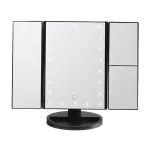 Ingrijire personala si Cosmetice - Machiaj - Oglinzi cosmetice - Oglinda cosmetica Superstar, iluminare LED, senzor de atingere,Gonga® Negru - Infinity.ro