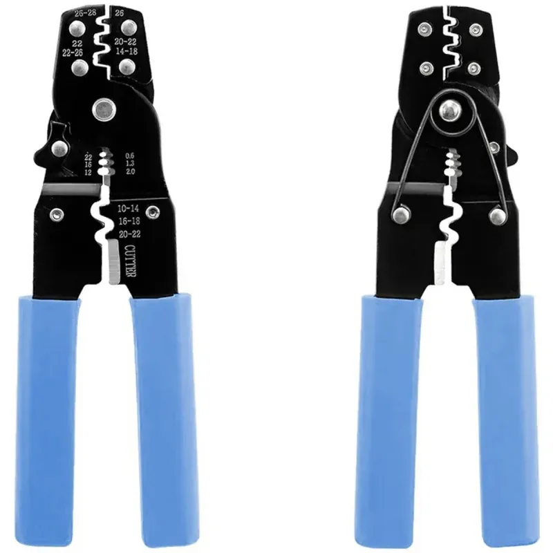 Casa si Gradina - Constructii - Scule de mana si unelte - Clesti si patenti - Cleste pentru sertizat papuci electrici,Gonga® Albastru - Infinity.ro