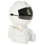 Casa si Gradina - Corpuri si surse de iluminat - Iluminat comercial si industrial - Proiectoare si lampi de lucru - Proiector in forma de astronaut cu stea, permite proiectarea stelelor sau galaxiilor, Gonga® Alb - Infinity.ro