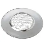 Casa si Gradina - Sanitare - Chiuveta bucatarie si accesorii - Chiuvete bucatarie - Sita de scurgere din otel pentru infundarea chiuvetei, diametru 7.5 cm, Gonga® Argintiu - Infinity.ro