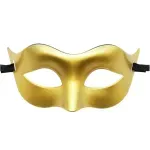 Casa si Gradina - Decoratiuni - Decoratiuni petrecere - Masti si costume carnaval - Masca Venetiana simpla, Gonga® Auriu - Infinity.ro