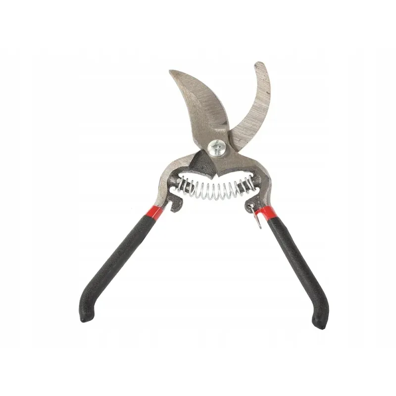 Casa si Gradina - Gradinarit si plante - Unelte gradinarit - Foarfeci gradinarit - Foarfeca gradinarit, maner din plastic, buton blocare, 20 cm, Gonga® Negru - Infinity.ro