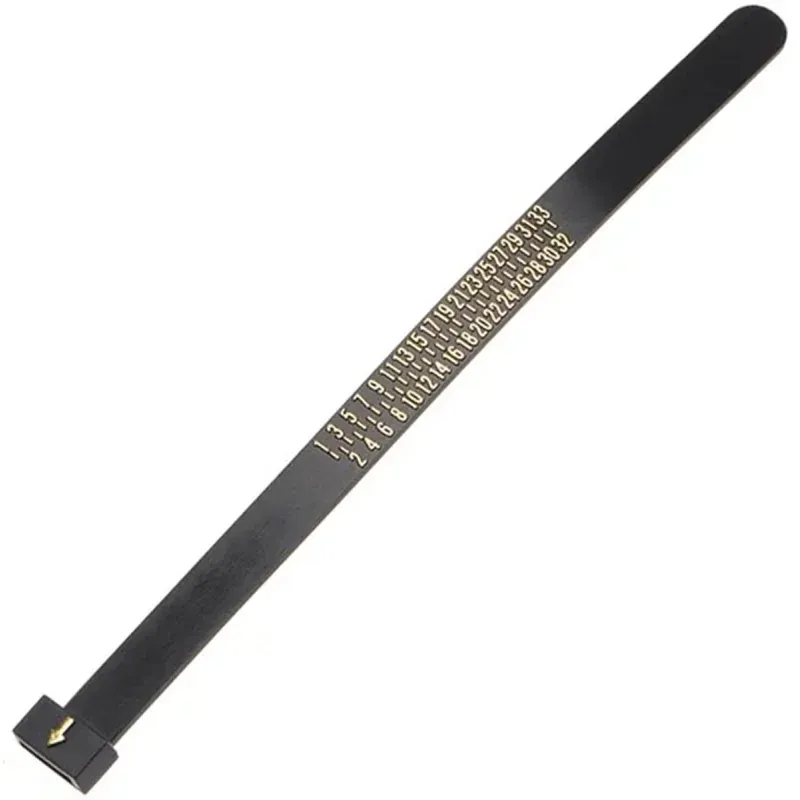 Casa si Gradina - Constructii - Scule de mana si unelte - Unelte de masurat - Banda de masurare deget pentru inel, Gonga® Negru - Infinity.ro