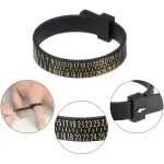 Casa si Gradina - Constructii - Scule de mana si unelte - Unelte de masurat - Banda de masurare deget pentru inel, Gonga® Negru - Infinity.ro