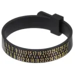 Casa si Gradina - Constructii - Scule de mana si unelte - Unelte de masurat - Banda de masurare deget pentru inel, Gonga® Negru - Infinity.ro