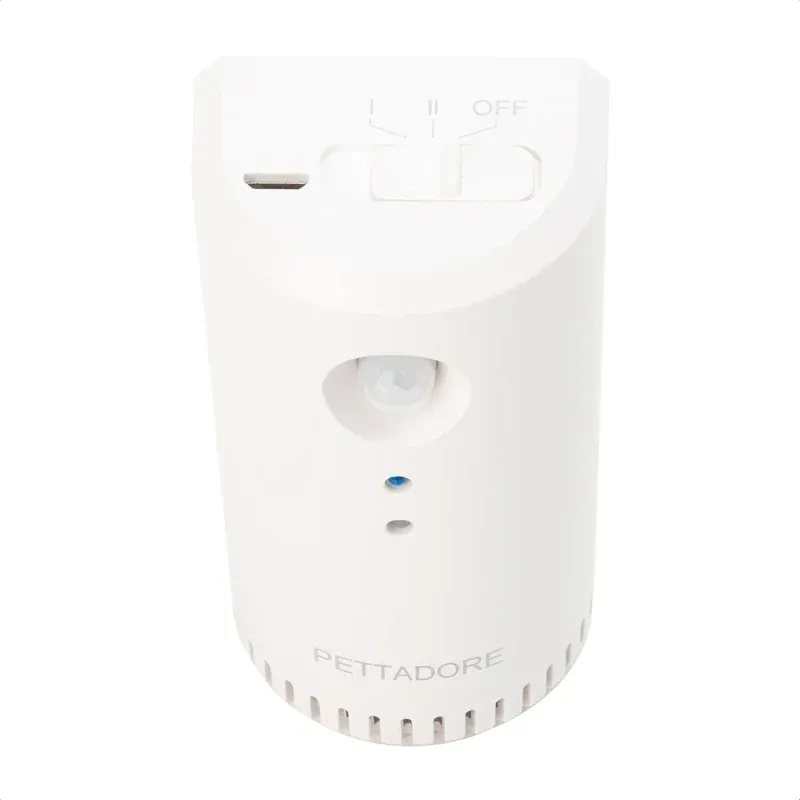 Electronice si Electrocasnice - Climatizare si sisteme de incalzire - Aparate filtrare aer - Purificatoare de aer - Purificator de aer smart PETONEER Odor Eliminator pentru animale, Detectare IR, Baterie 2200 mAh, Micro USB,Gonga® Alb - Infinity.ro
