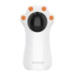 Petshop - Accesorii petshop - Jucarii animale - Jucarii interactive animale - Jucarie interactiva cu laser pentru pisici, Rojeco, model labuta, Gonga® Alb - Infinity.ro