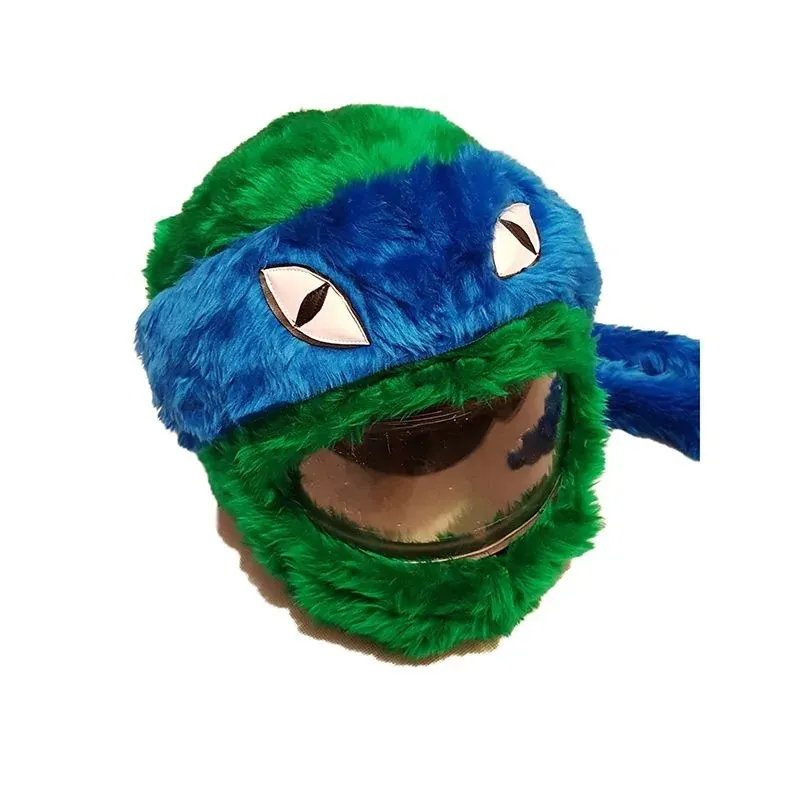 Auto si Moto - Moto - Echipamente protectie moto - Casti moto - Husa amuzanta casca moto Funny Rider, marime universala, Gonga® Albastru/Verde - Infinity.ro