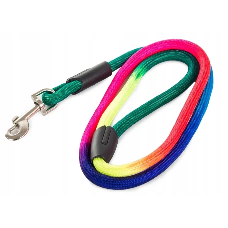 Petshop - Accesorii petshop - Zgarzi, lese si hamuri - Lese - Lesa pentru caini, foarte rezistenta, 1.2 m, Gonga® Multicolor - Infinity.ro