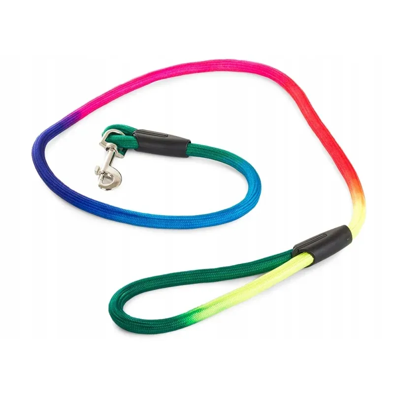 Petshop - Accesorii petshop - Zgarzi, lese si hamuri - Lese - Lesa pentru caini, foarte rezistenta, 1.2 m, Gonga® Multicolor - Infinity.ro