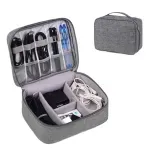 Casa si Gradina - Constructii - Depozitare, transport si protectie - Organizatoare si cutii scule - Geanta tip organizator pentru cabluri si accesorii, Gonga® Gri - Infinity.ro