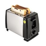 Electronice si Electrocasnice - Electrocasnice bucatarie - Preparare paine - Prajitoare de paine - Prajitor de paine, RAF R262, 750 W, 6 trepte de prajire, 19.5x12x21 cm, negru-argintiu - Infinity.ro