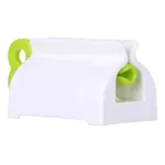 Casa si Gradina - Sanitare - Suporturi si accesorii baie - Dispensere - Dispozitiv pentru stors pasta de dinti, Gonga® Alb - Infinity.ro