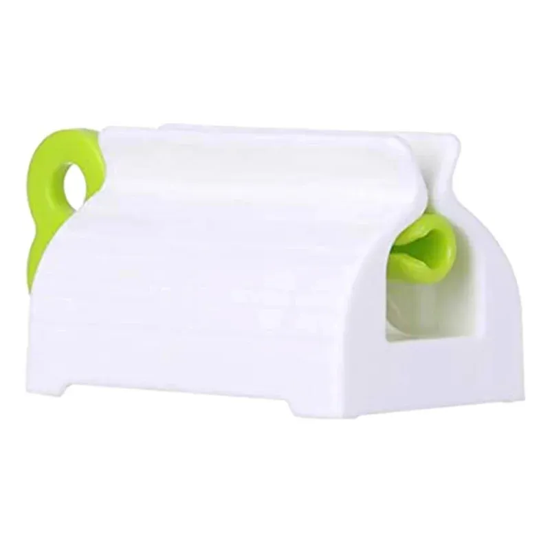 Casa si Gradina - Sanitare - Suporturi si accesorii baie - Dispensere - Dispozitiv pentru stors pasta de dinti, Gonga® Alb - Infinity.ro