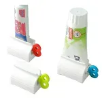 Casa si Gradina - Sanitare - Suporturi si accesorii baie - Dispensere - Dispozitiv pentru stors pasta de dinti, Gonga® Alb - Infinity.ro