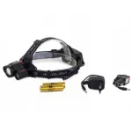 Casa si Gradina - Corpuri si surse de iluminat - Iluminat exterior - Lanterne - Lanterna pentru cap, 3 leduri, 3800 lumeni, acumulatori, Gonga® Negru - Infinity.ro