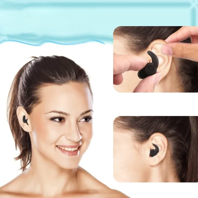 Ingrijire personala si Cosmetice - Sanatate si wellness - Aparate medicale - Dispozitive si accesorii medicale uz casnic - Set dopurile de urechi reutilizabile,Gonga® Negru - Infinity.ro