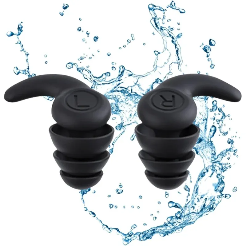 Ingrijire personala si Cosmetice - Sanatate si wellness - Aparate medicale - Dispozitive si accesorii medicale uz casnic - Set dopurile de urechi reutilizabile,Gonga® Negru - Infinity.ro