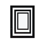 Carti si Birotica - Papetarie - Hartie si topuri - Autocolant - Set 12 bucati, rama magnetica autoadeziva, 28x21.5, 26x20.5, 24x18.5 cm - Infinity.ro