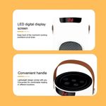 Electronice si Electrocasnice - Climatizare si sisteme de incalzire - Aparate racire aer - Ventilatoare - Ventilator Turn cu Telecomanda, Afisaj LCD, Control de la Distanta, 6 - 26°C, 3 Trepte Incalzire, 1500W, 54 cm, Alb - Infinity.ro