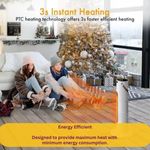 Electronice si Electrocasnice - Climatizare si sisteme de incalzire - Aparate racire aer - Ventilatoare - Ventilator Turn cu Telecomanda, Afisaj LCD, Control de la Distanta, 6 - 26°C, 3 Trepte Incalzire, 1500W, 54 cm, Alb - Infinity.ro