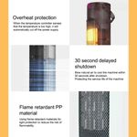 Electronice si Electrocasnice - Climatizare si sisteme de incalzire - Aparate racire aer - Ventilatoare - Ventilator Turn cu Telecomanda, Afisaj LCD, Control de la Distanta, 6 - 26°C, 3 Trepte Incalzire, 1500W, 54 cm, Alb - Infinity.ro