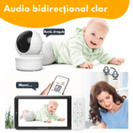 Casa si Gradina - Mobilier - Mobilier copii - Monitoare video copii - Baby Monitor WiFi 2in1 cu Aplicatie telefon, Camera Audio-Video Multi View, VisionHub®, Ecran UltraHD 1080P de 5inch - Infinity.ro