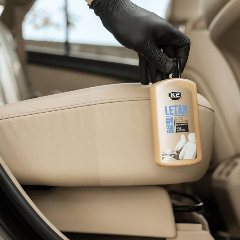 Auto si Moto - Intretinere auto - Produse curatare auto - Solutie de curatare si protectie piele auto K2 LETAN 250 ML - Infinity.ro