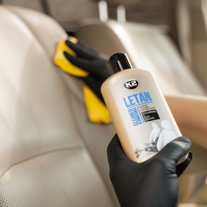 Auto si Moto - Intretinere auto - Produse curatare auto - Solutie de curatare si protectie piele auto K2 LETAN 250 ML - Infinity.ro