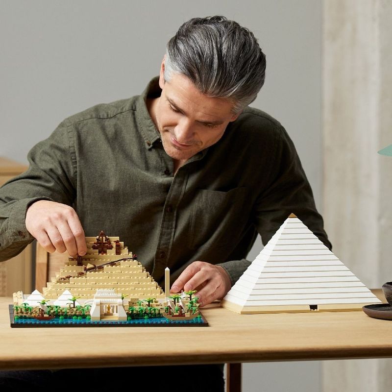 Jucarii, Copii si Bebe - Jucarii si jocuri - Seturi de constructie si cuburi - Seturi de constructie - LEGO Architecture Marea piramida din Giza 21058 - Infinity.ro