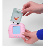 Jucarii, Copii si Bebe - Jucarii si jocuri - Jucarii & jocuri educative - Jucarii interactive - Jucarie educativa Montessori pentru copii, DDOLI, Set masina de invatare cuvinte in limba engleza cu cititor de carduri flash, 224 de cuvinte 112 carduri, incarcare MicroUSB, 2 ani+, Roz - Infinity.ro