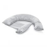 Jucarii, Copii si Bebe - Maternitate - Accesorii alaptare - Perna gravide si alaptare multifunctionala BabyJem (Culoare: Gri) - Infinity.ro
